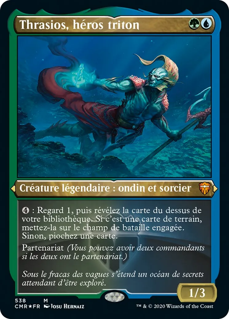 Thrasios, héros triton — Commander Legends — Magic: The Gathering