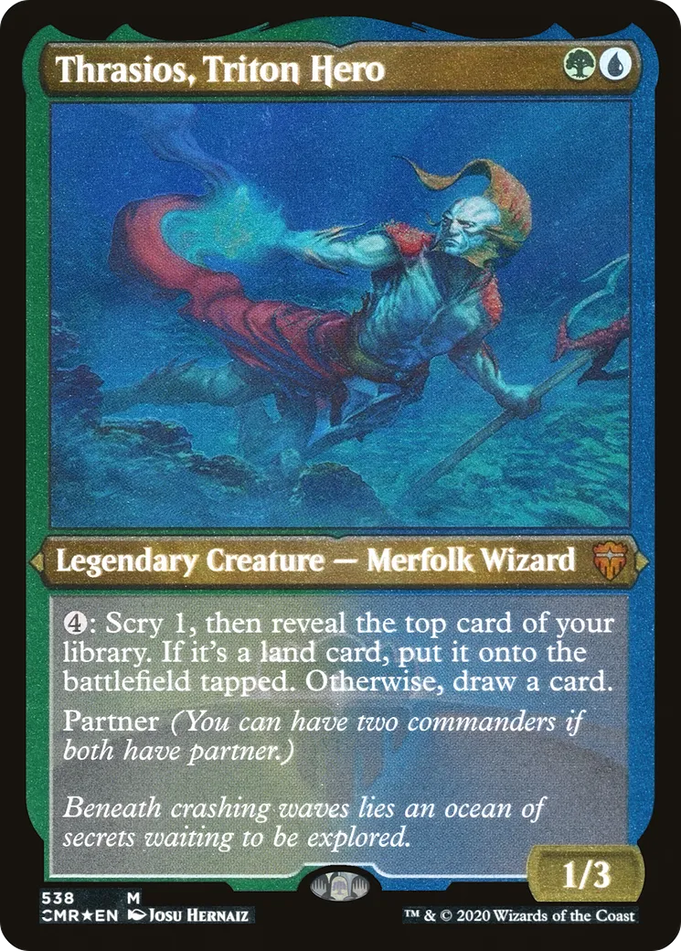 Thrasios, Triton Hero — Commander Legends — Magic: The Gathering