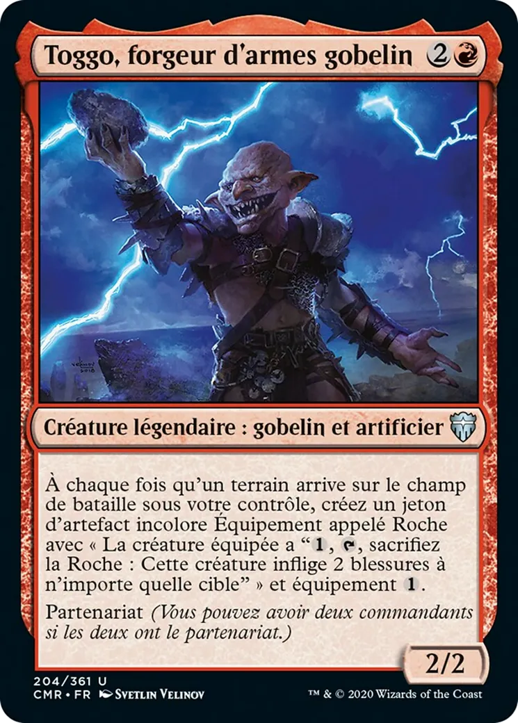 Toggo, forgeur d'armes gobelin — Commander Legends — Magic: The Gathering