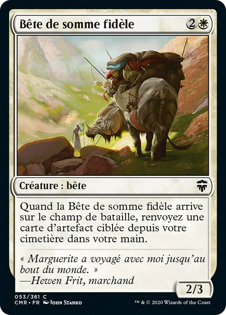 Bête de somme fidèle — Commander Legends — Magic: The Gathering