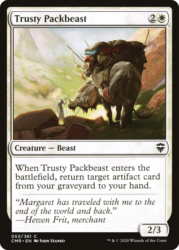 Bête de somme fidèle — Commander Legends — Magic: The Gathering