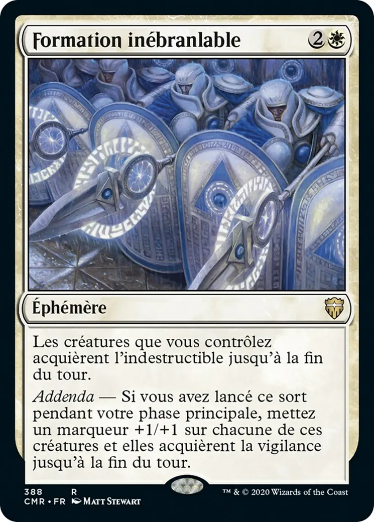 Formation inébranlable — Commander Legends — Magic: The Gathering