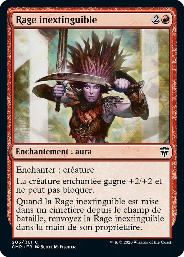 Rage inextinguible — Commander Legends — Magic: The Gathering