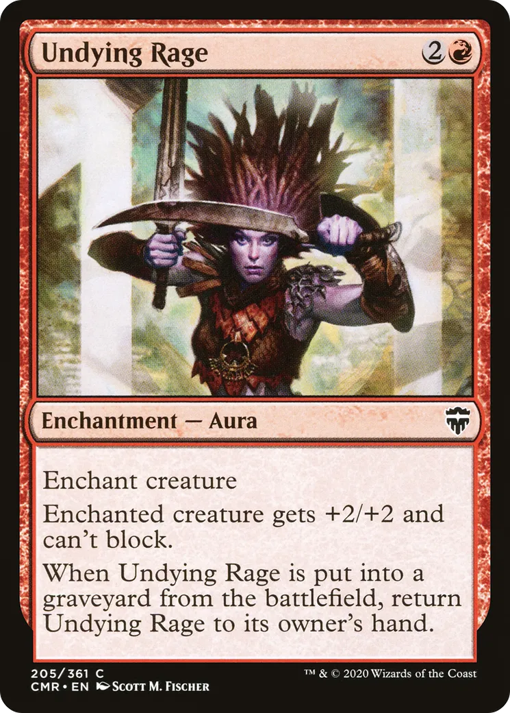 Undying Rage — Commander Legends — Magic: The Gathering
