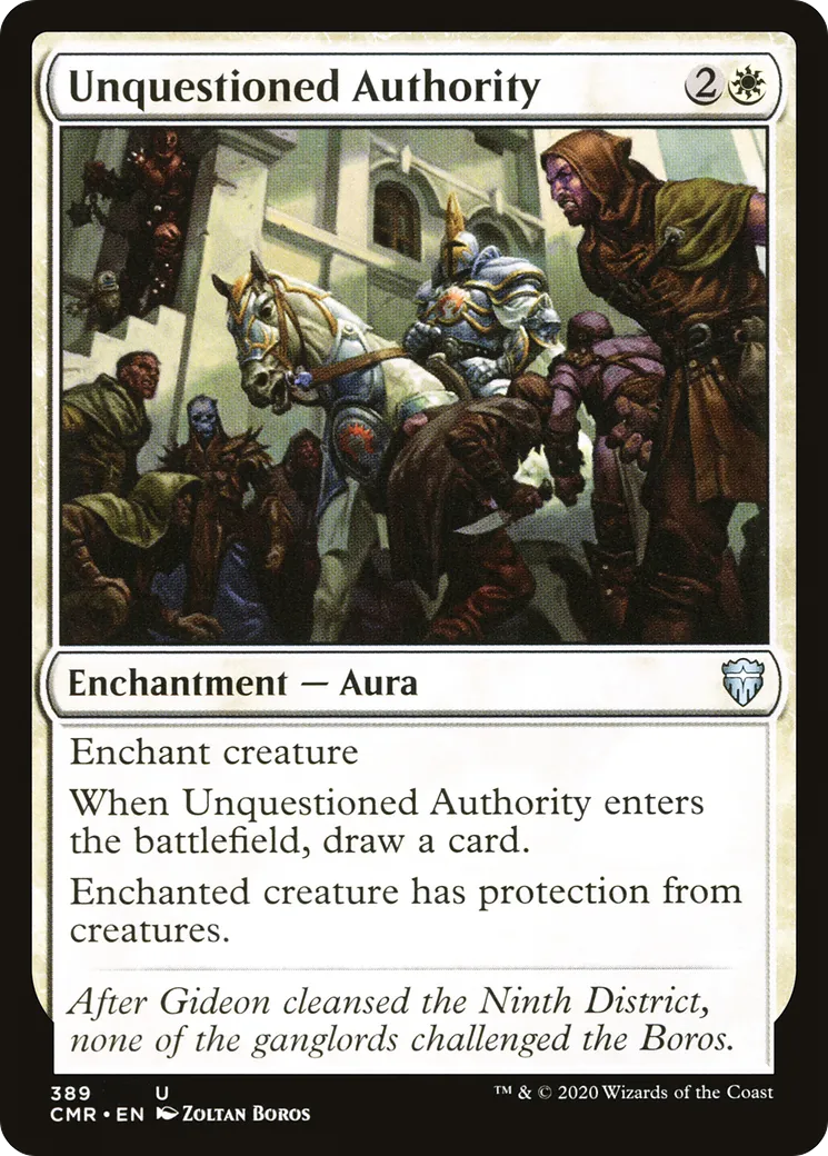 Unquestioned Authority — Commander Legends — Magic: The Gathering