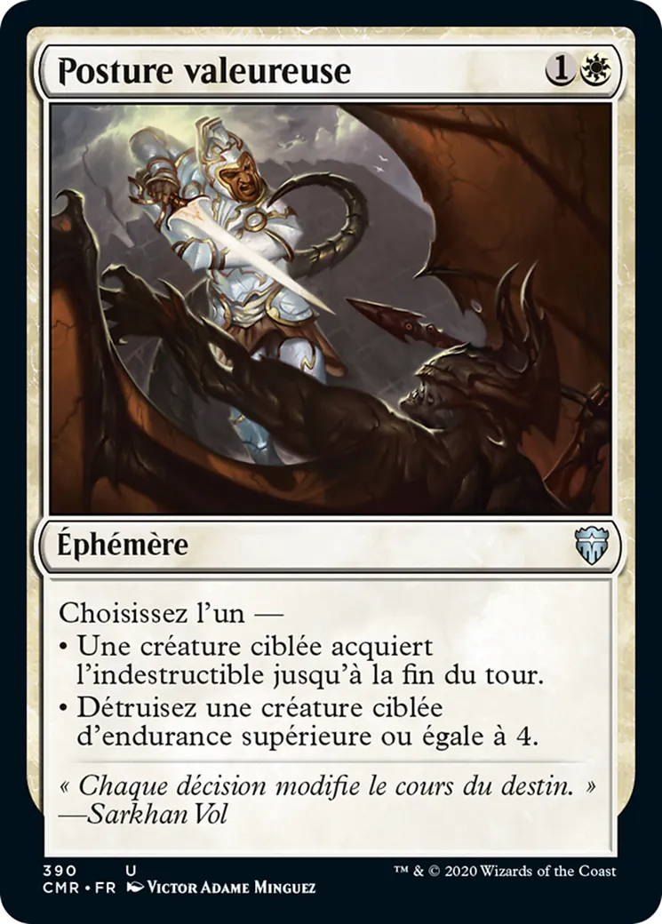 Posture valeureuse — Commander Legends — Magic: The Gathering