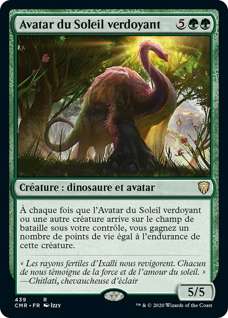 Avatar du Soleil verdoyant — Commander Legends — Magic: The Gathering