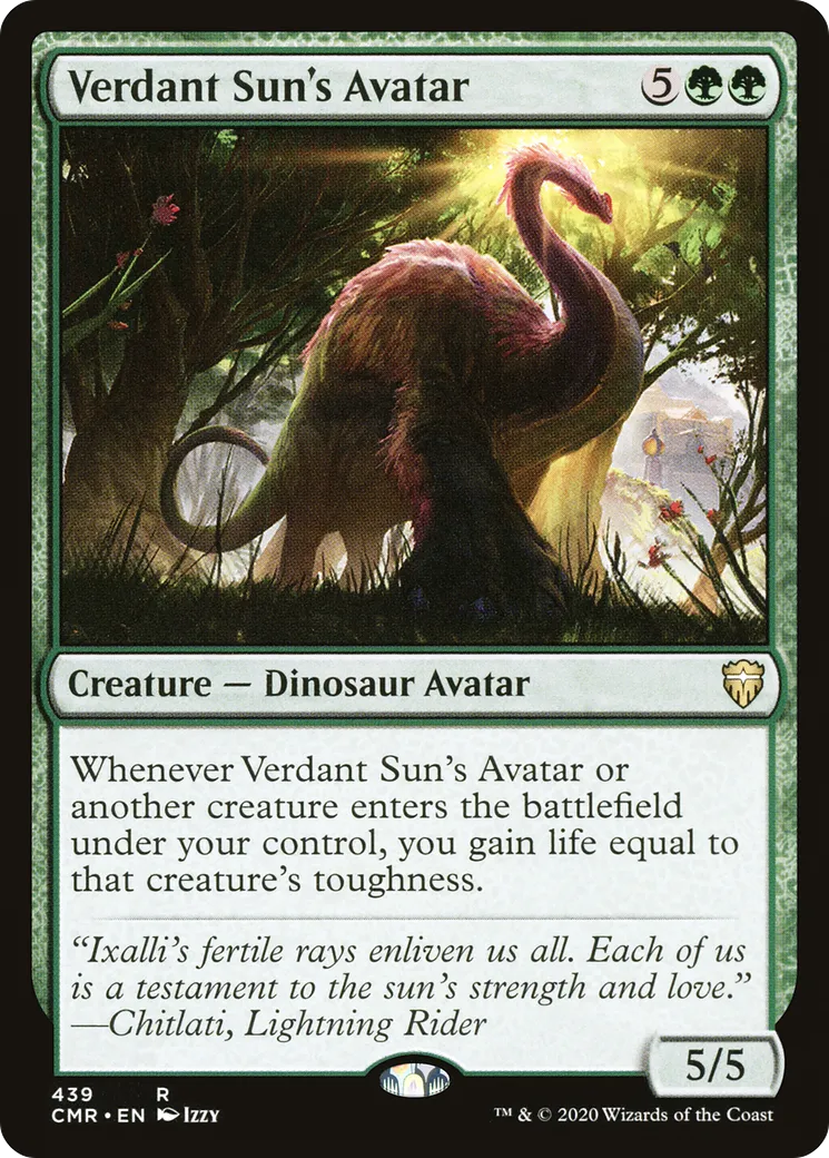 Verdant Sun's Avatar — Commander Legends — Magic: The Gathering