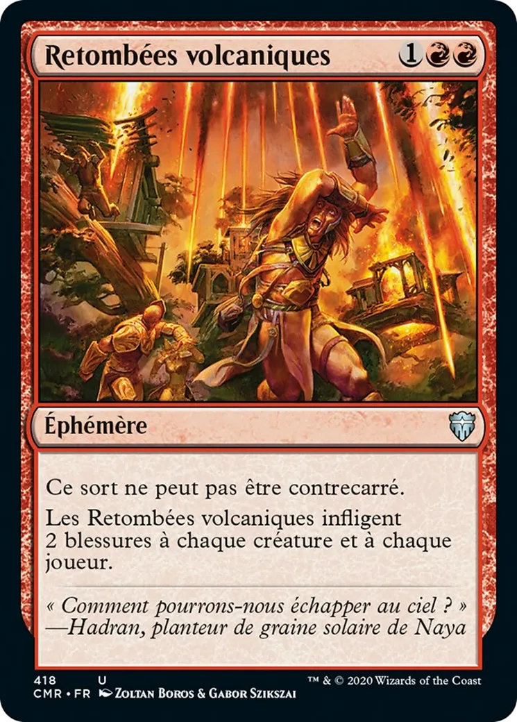 Retombées volcaniques — Commander Legends — Magic: The Gathering