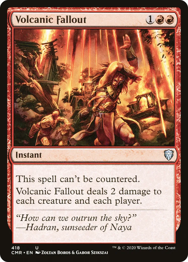 Volcanic Fallout — Commander Legends — Magic: The Gathering