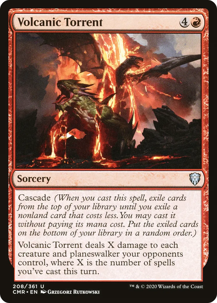Torrent volcanique — Commander Legends — Magic: The Gathering