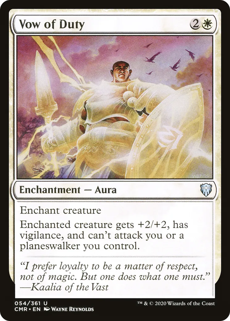 Vow of Duty — Commander Legends — Magic: The Gathering