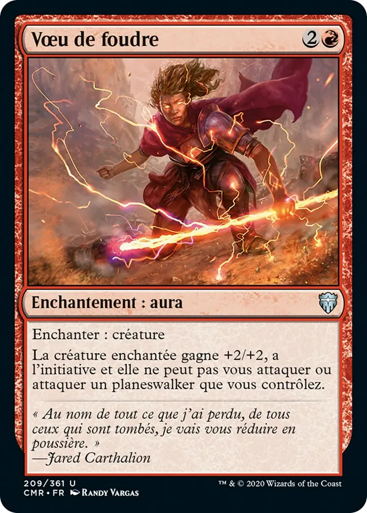 Vœu de foudre — Commander Legends — Magic: The Gathering