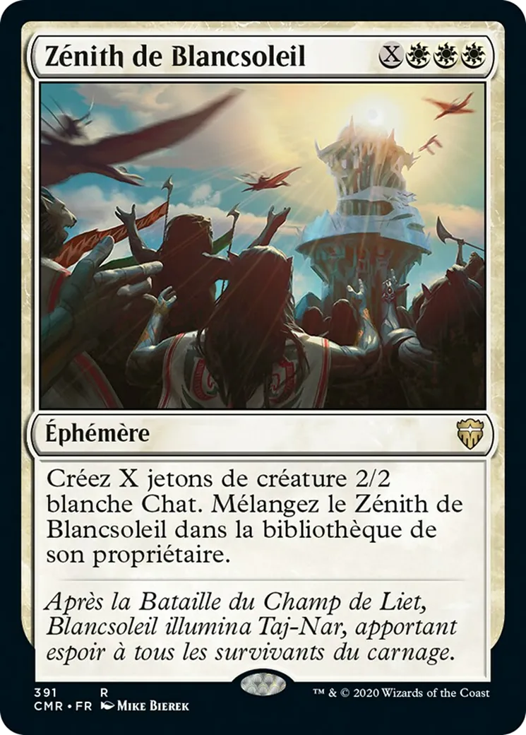 Zénith de Blancsoleil — Commander Legends — Magic: The Gathering