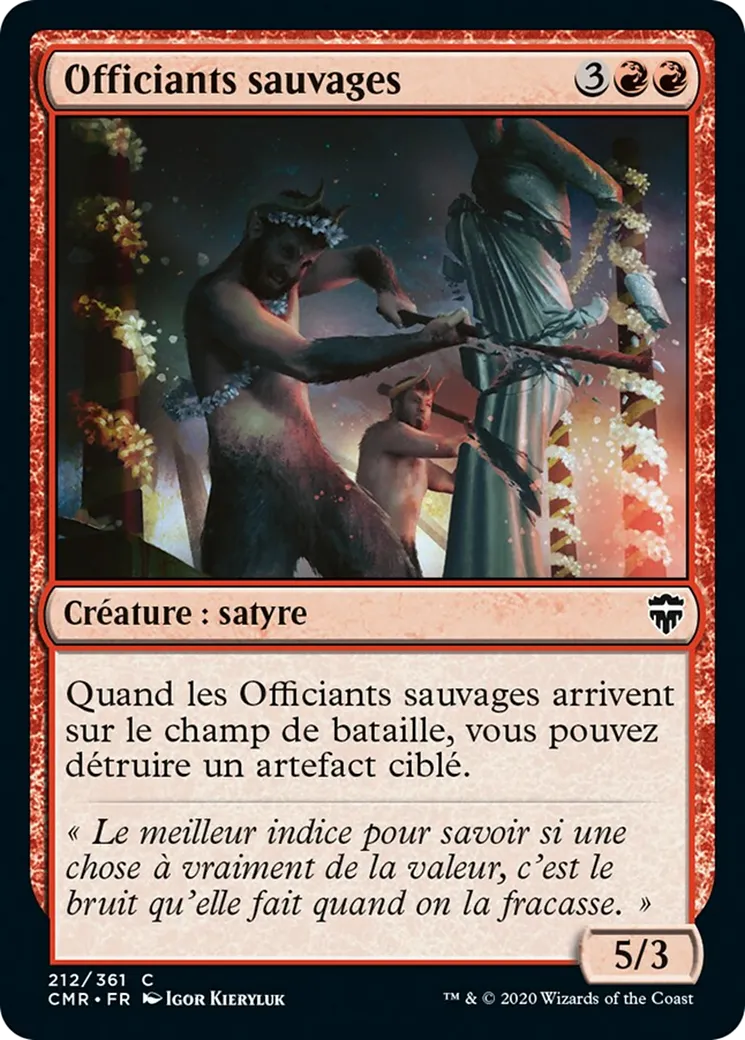 Officiants sauvages from Commander Legends - Magic: The Gathering