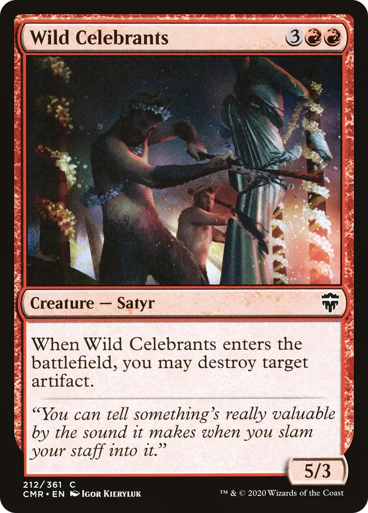 Wild Celebrants — Commander Legends — Magic: The Gathering