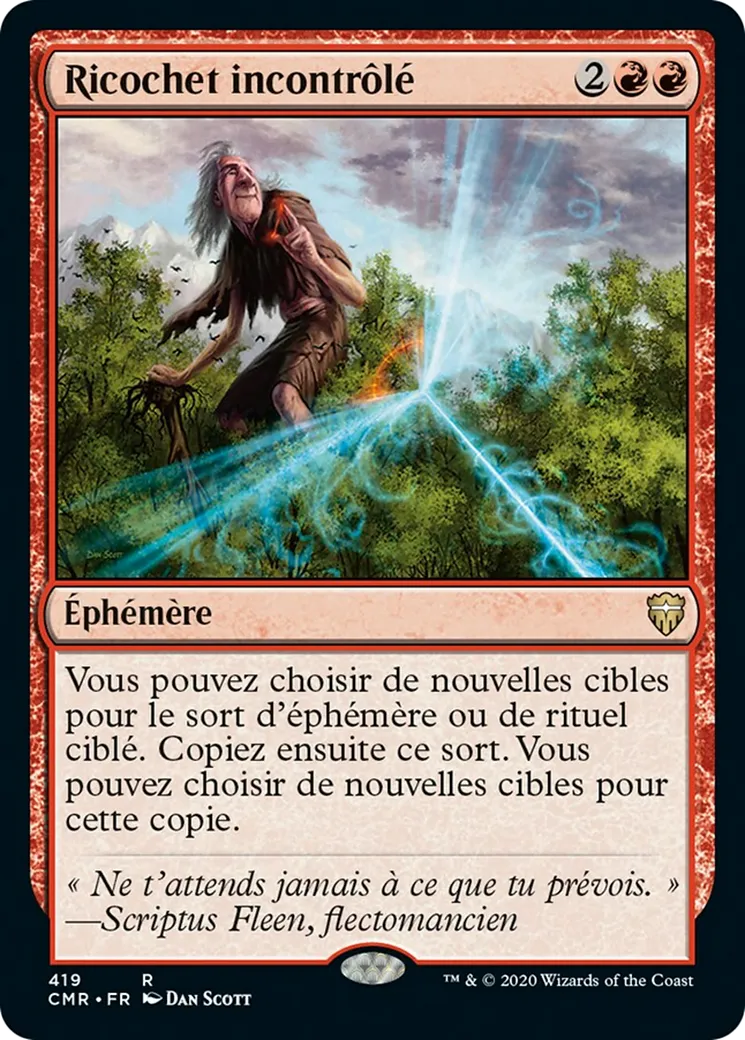 Ricochet incontrôlé — Commander Legends — Magic: The Gathering