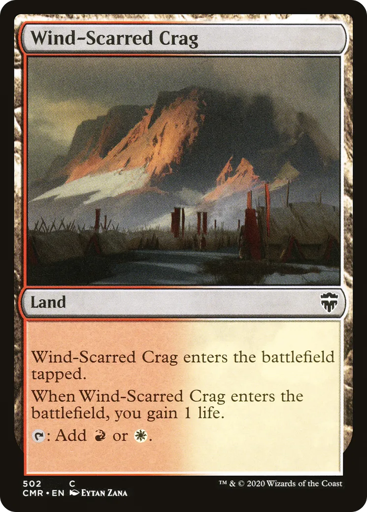Cordillère marquée par les vents — Commander Legends — Magic: The Gathering