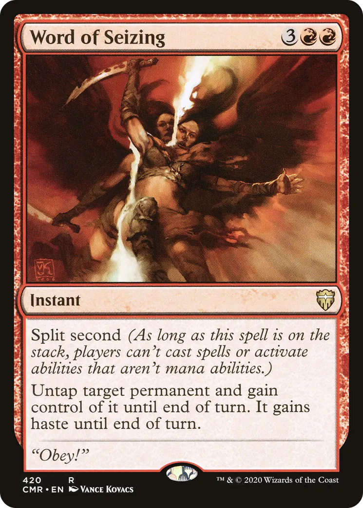 Word of Seizing from Commander Legends - Magic: The Gathering
