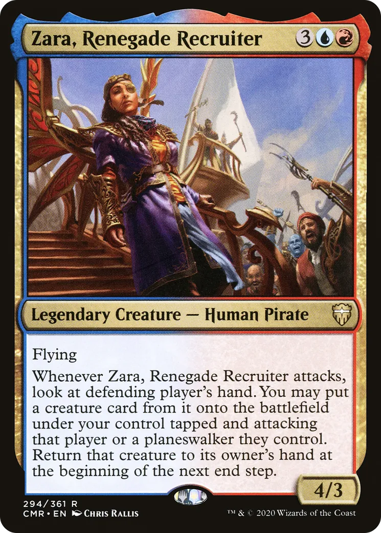 Zara, Renegade Recruiter — Commander Legends — Magic: The Gathering
