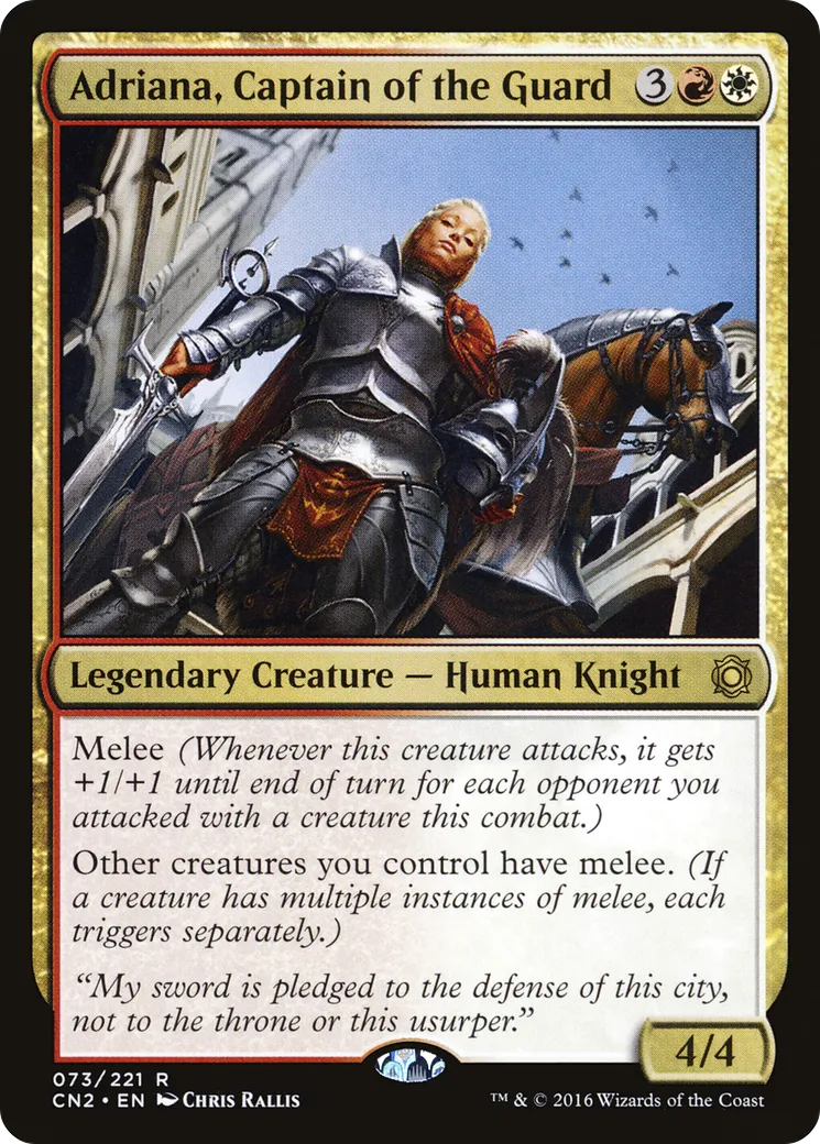 Adriana, capitaine de la garde — Conspiracy: Take the Crown — Magic: The Gathering
