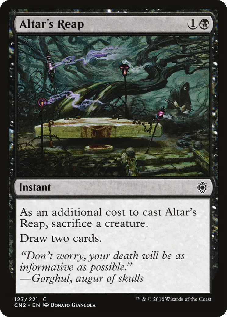 Altar's Reap — Conspiracy: Take the Crown — Magic: The Gathering