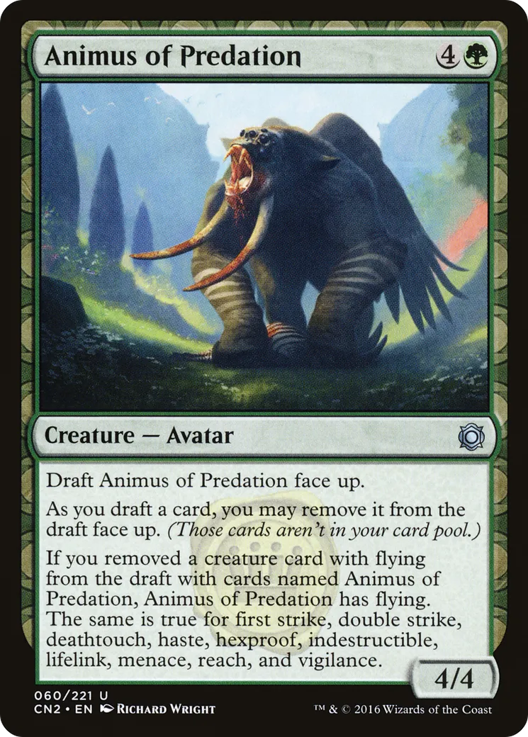 Animus of Predation — Conspiracy: Take the Crown — Magic: The Gathering