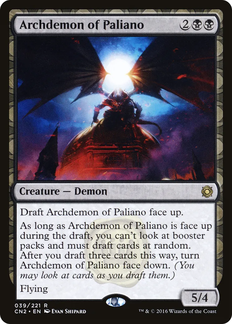 Archdemon of Paliano from Conspiracy: Take the Crown - Magic: The Gathering