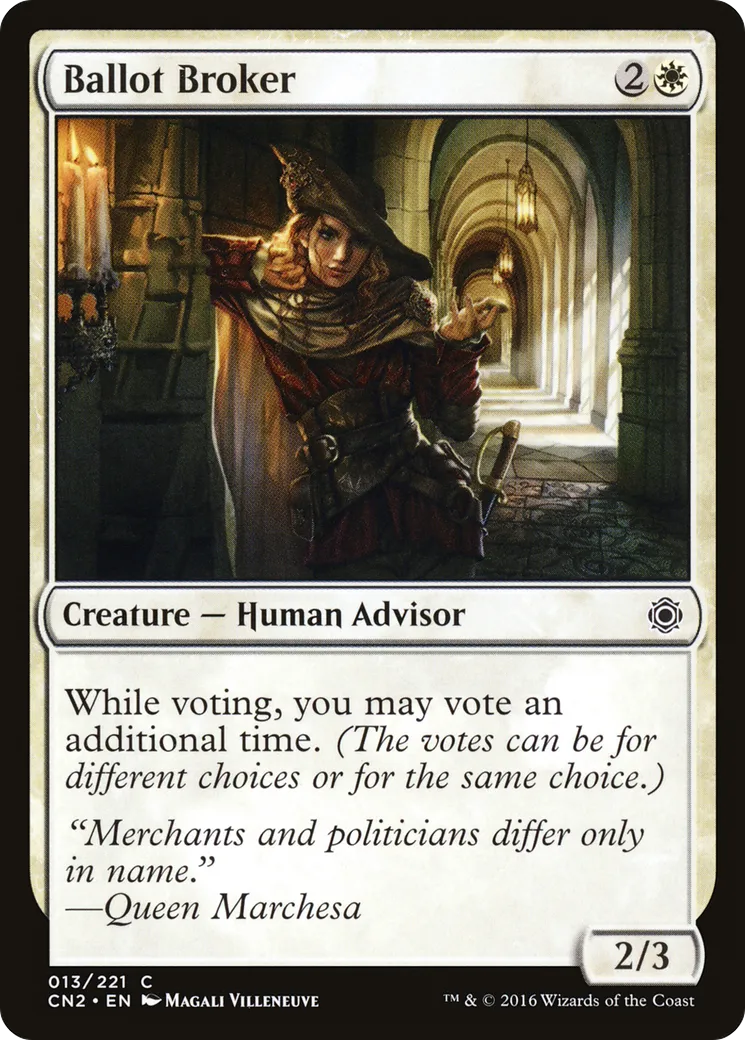 Ballot Broker — Conspiracy: Take the Crown — Magic: The Gathering