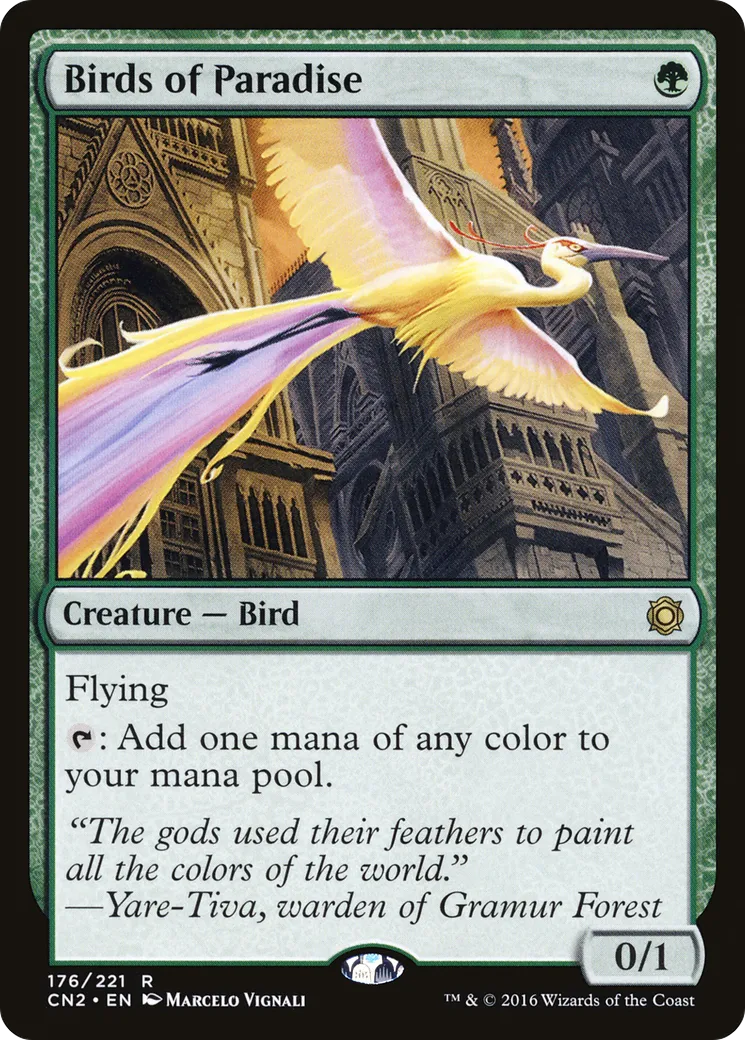 Birds of Paradise — Conspiracy: Take the Crown — Magic: The Gathering