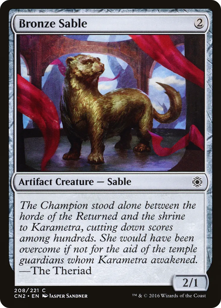 Bronze Sable — Conspiracy: Take the Crown — Magic: The Gathering