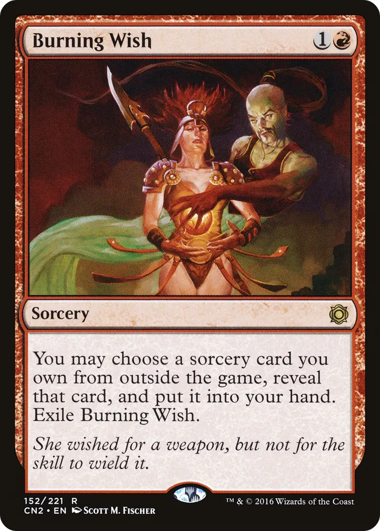 Souhait brûlant — Conspiracy: Take the Crown — Magic: The Gathering