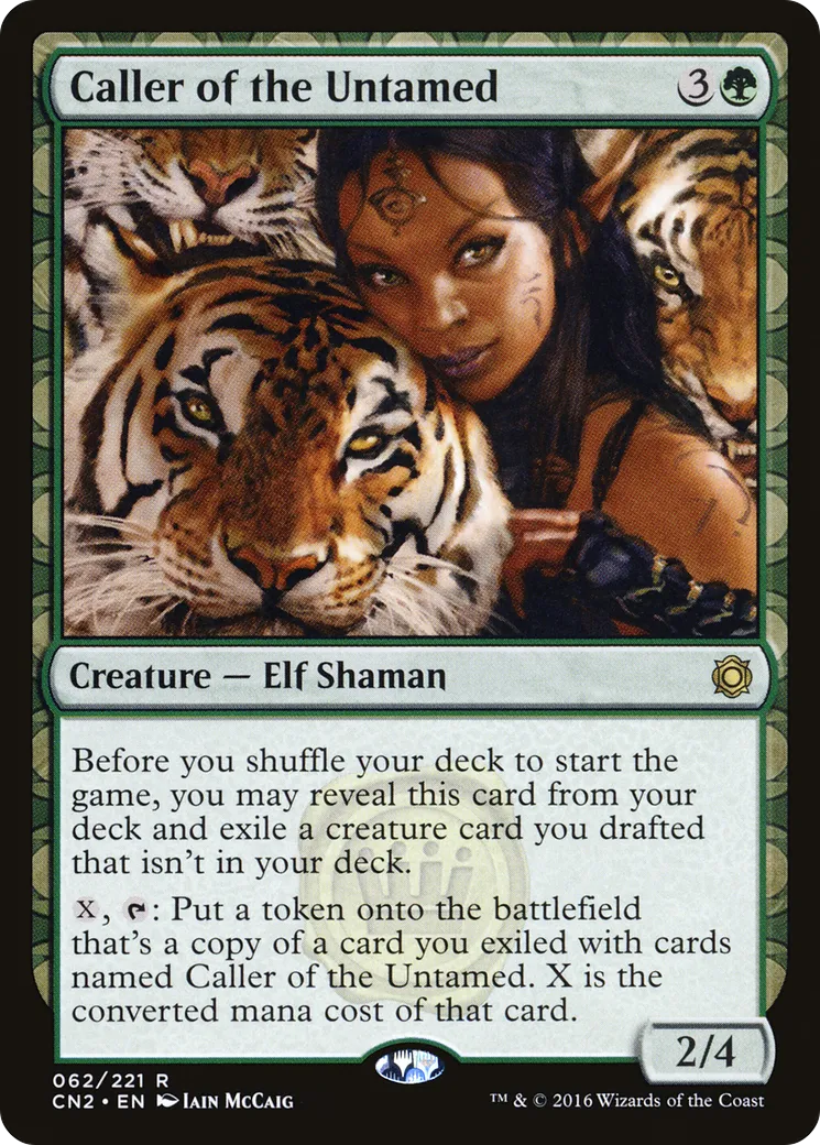 Caller of the Untamed from Conspiracy: Take the Crown - Magic: The Gathering