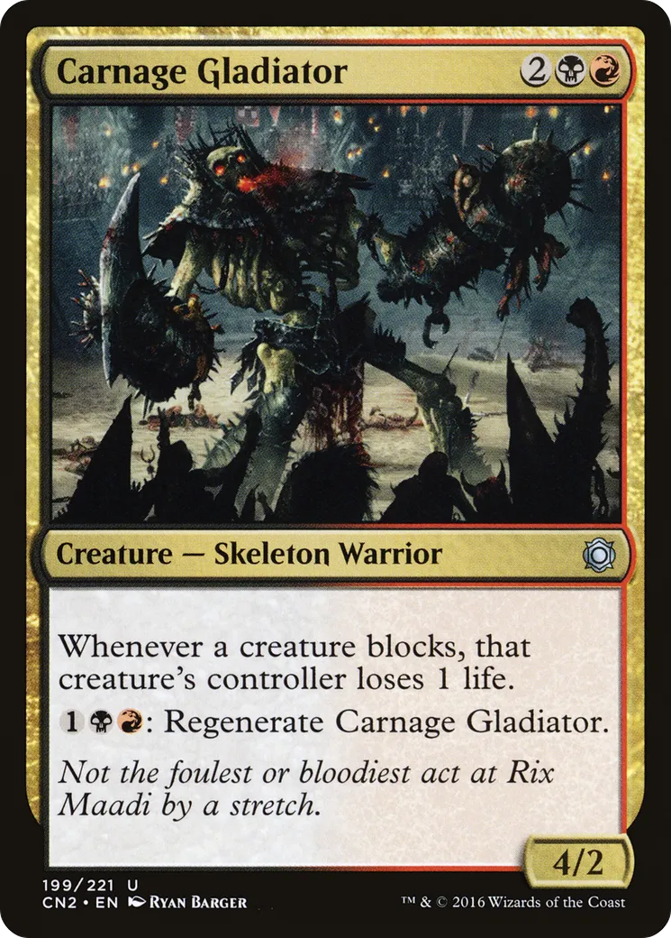 Carnage Gladiator — Conspiracy: Take the Crown — Magic: The Gathering