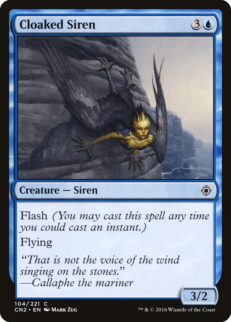 Cloaked Siren — Conspiracy: Take the Crown — Magic: The Gathering