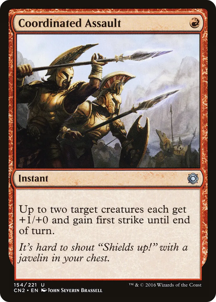 Coordinated Assault — Conspiracy: Take the Crown — Magic: The Gathering