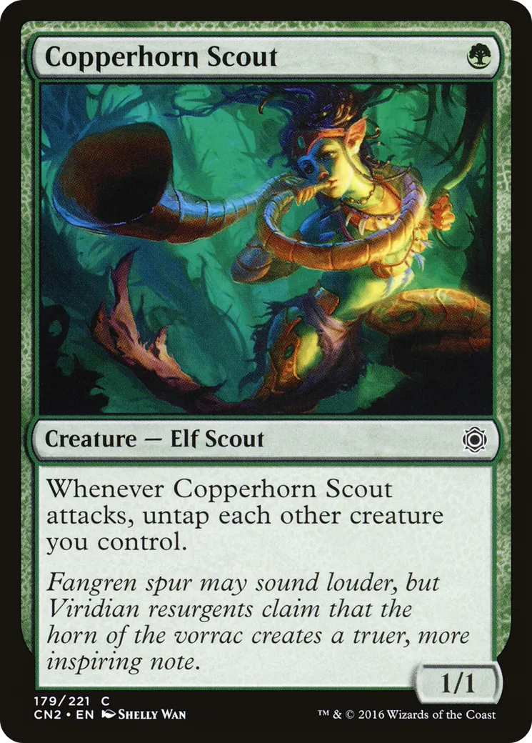 Éclaireur cuivrecorne — Conspiracy: Take the Crown — Magic: The Gathering