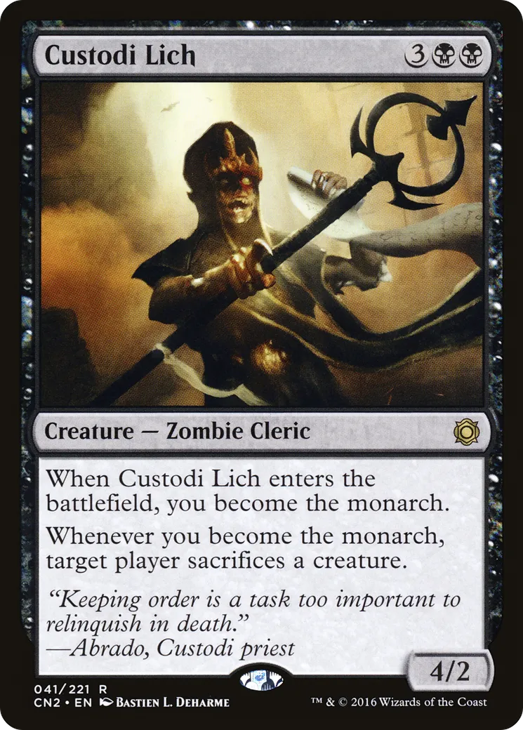 Liche des Custodi — Conspiracy: Take the Crown — Magic: The Gathering