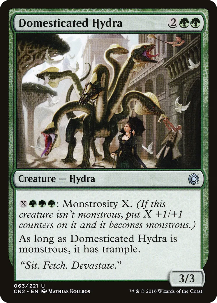 Domesticated Hydra — Conspiracy: Take the Crown — Magic: The Gathering