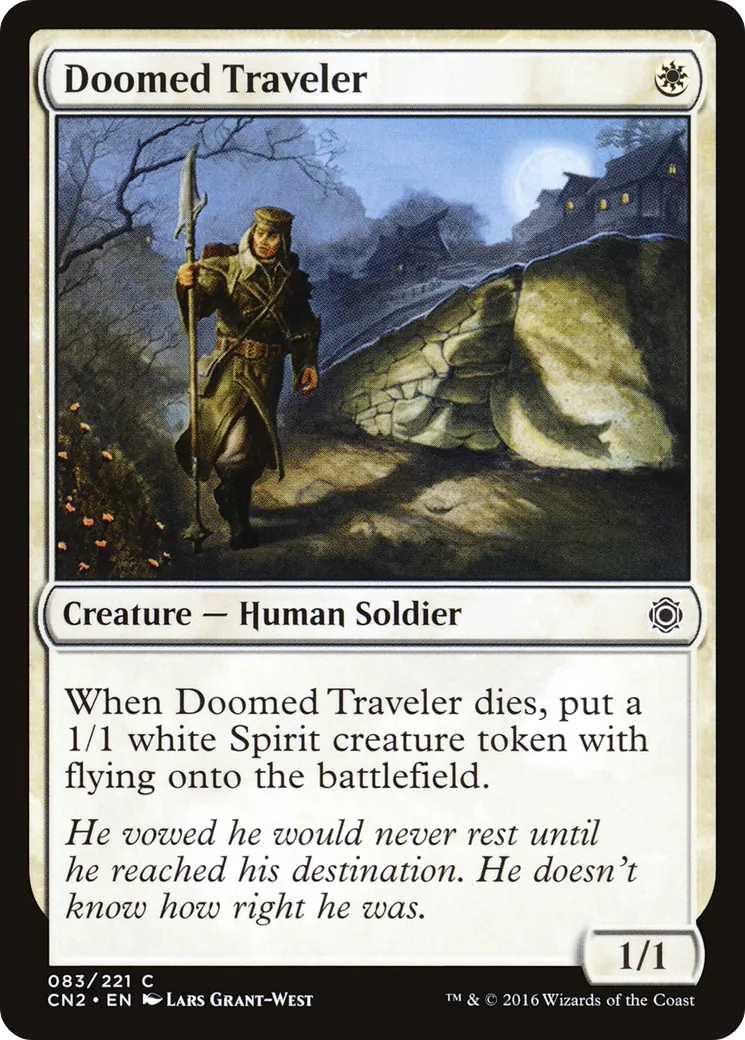 Doomed Traveler — Conspiracy: Take the Crown — Magic: The Gathering