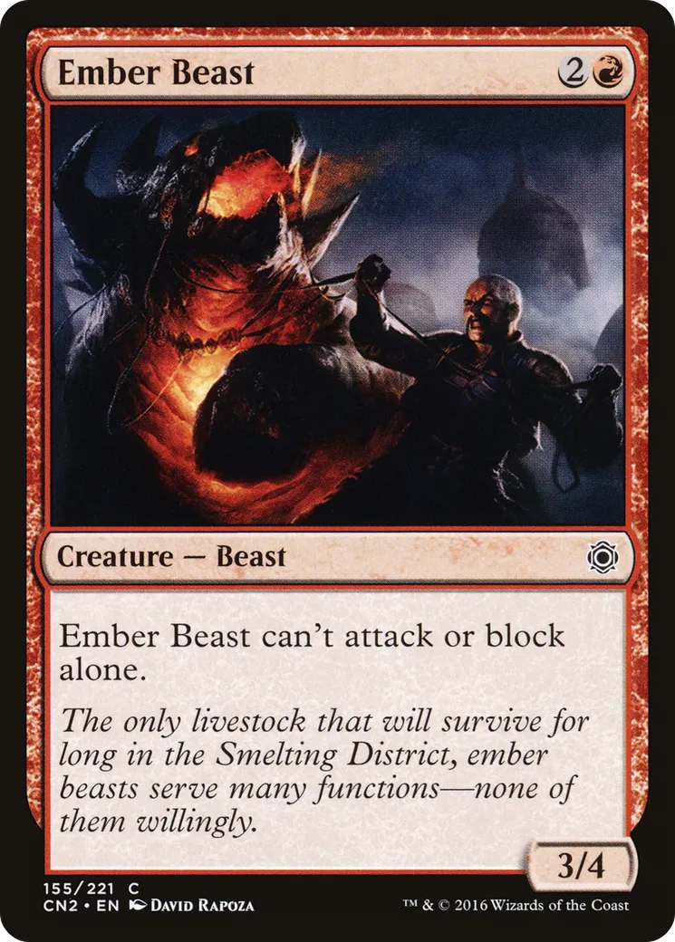 Ember Beast — Conspiracy: Take the Crown — Magic: The Gathering