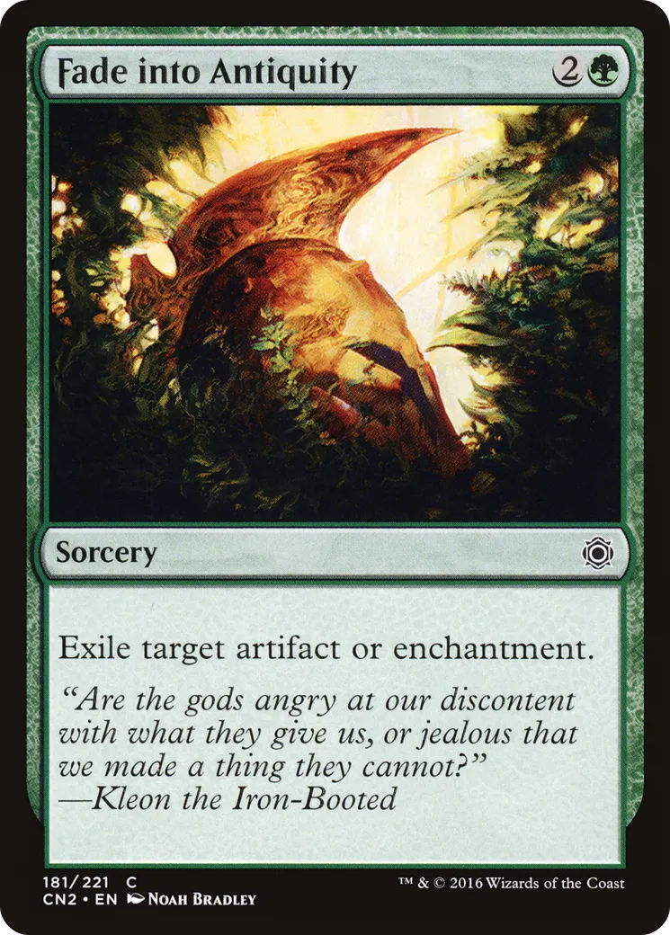 Fade into Antiquity — Conspiracy: Take the Crown — Magic: The Gathering