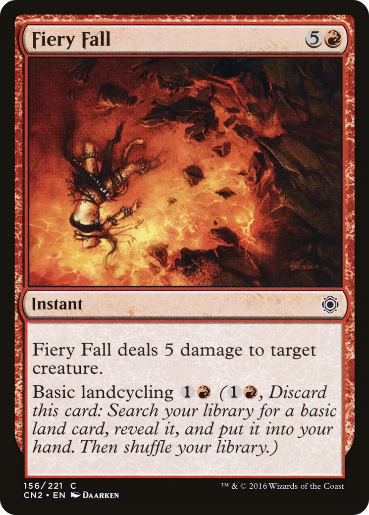 Fiery Fall — Conspiracy: Take the Crown — Magic: The Gathering