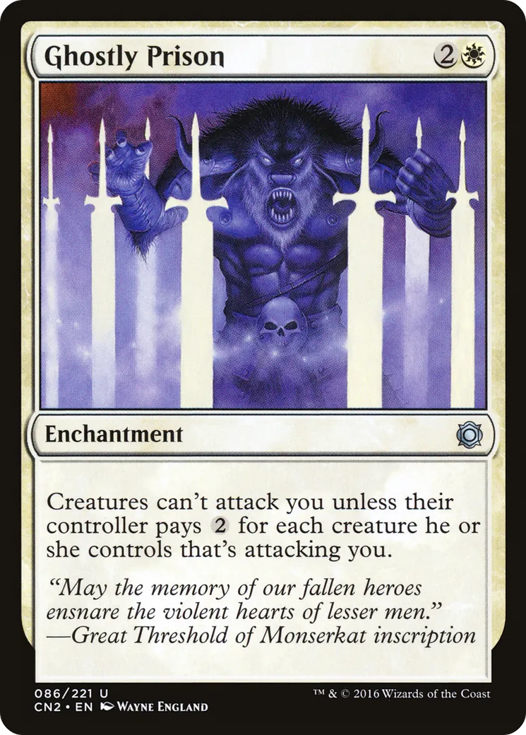 Ghostly Prison — Conspiracy: Take the Crown — Magic: The Gathering