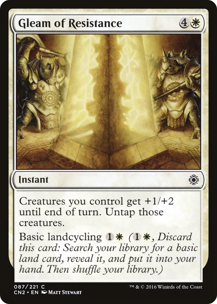 Gleam of Resistance — Conspiracy: Take the Crown — Magic: The Gathering