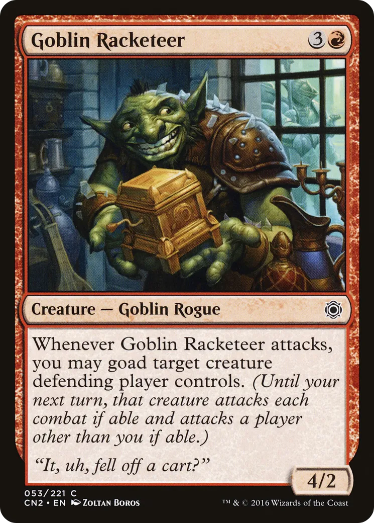 Goblin Racketeer — Conspiracy: Take the Crown — Magic: The Gathering