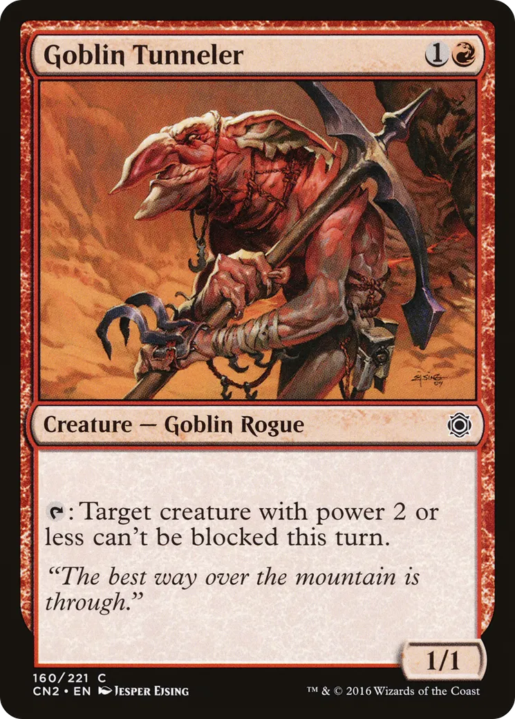 Goblin Tunneler — Conspiracy: Take the Crown — Magic: The Gathering
