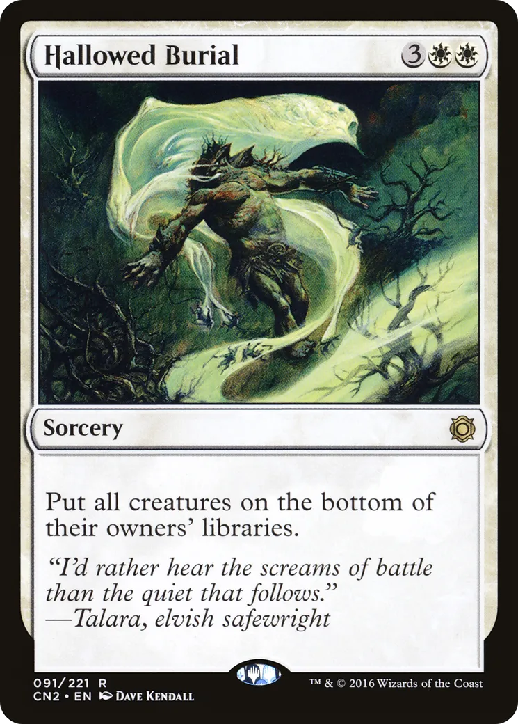 Enterrement sacré — Conspiracy: Take the Crown — Magic: The Gathering