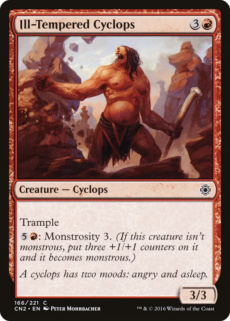 Ill-Tempered Cyclops — Conspiracy: Take the Crown — Magic: The Gathering