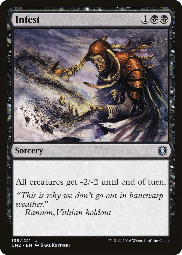 Infest from Conspiracy: Take the Crown - Magic: The Gathering